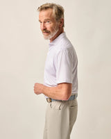 Johnnie-O Featherweight Performance Jersey Polo - Glidey Rogue Red