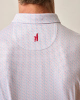 Johnnie-O Featherweight Performance Jersey Polo - Glidey Rogue Red