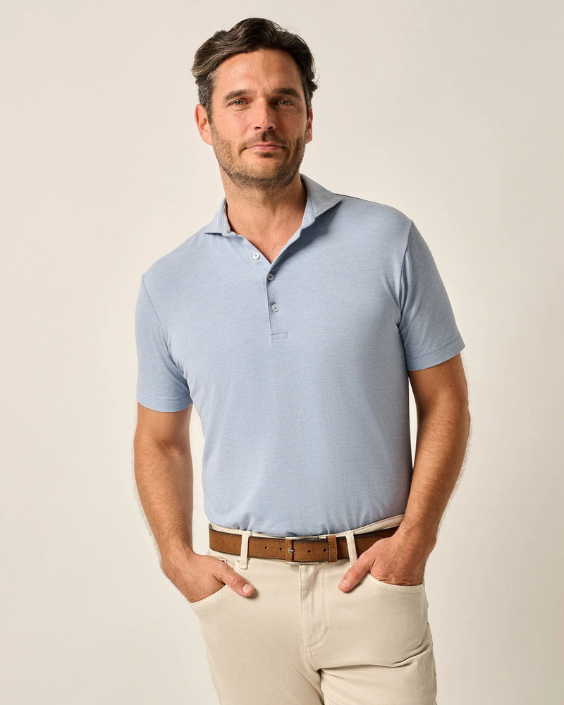 Johnnie-O Top Shelf Polo - Idris Laguna Blue