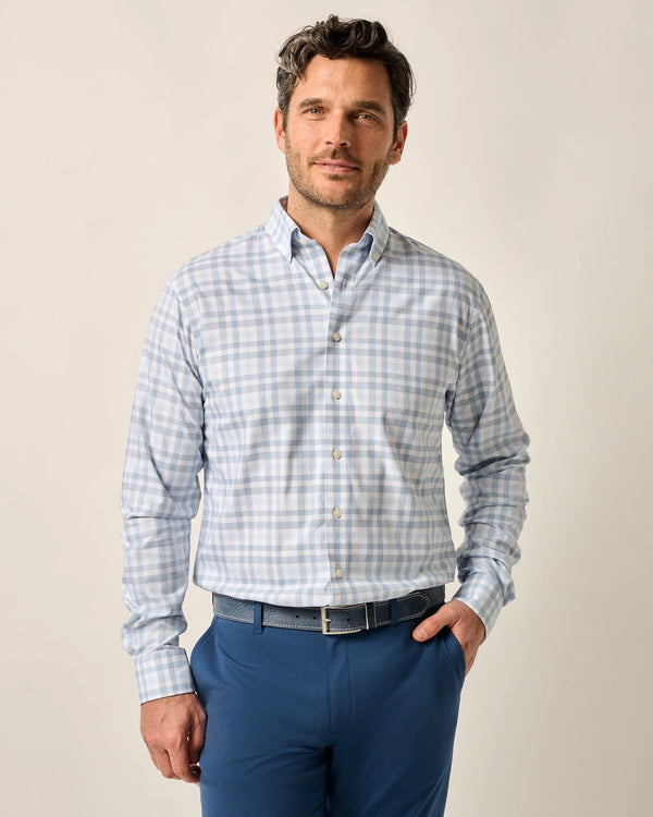 Johnnie-O Performance Button Up Shirt - Madden Maliblu