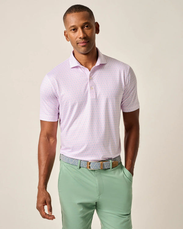 Johnnie-O Performance Jersey Polo - Maxim Porto Pink