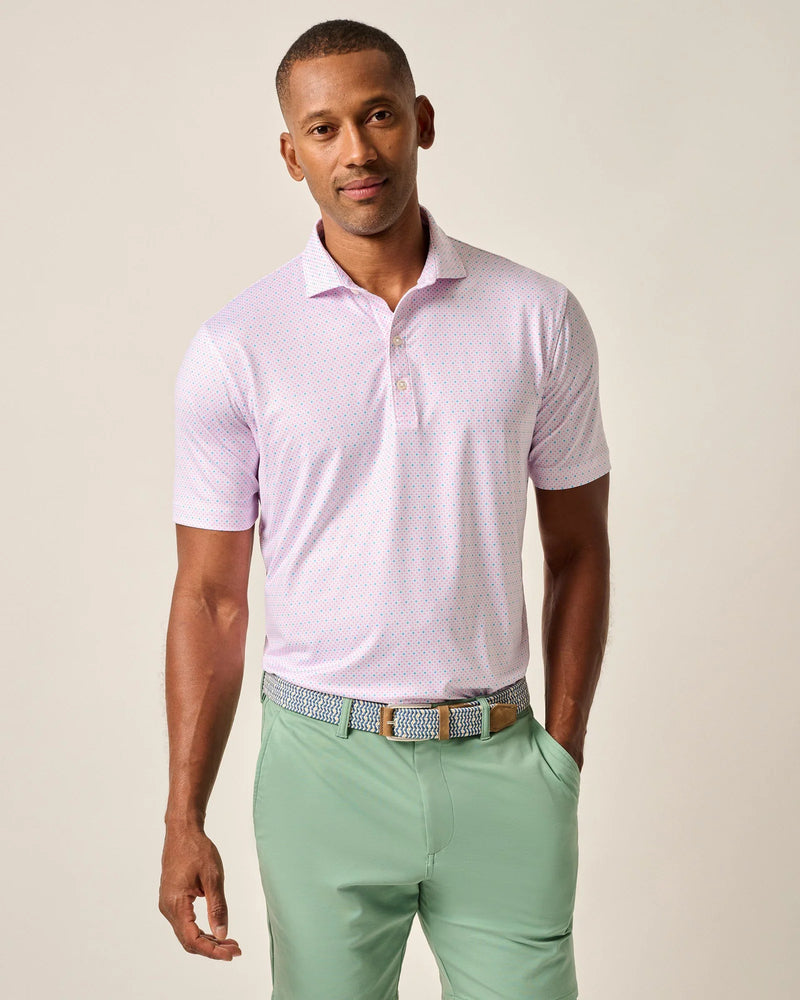 Johnnie-O Performance Jersey Polo - Maxim Porto Pink