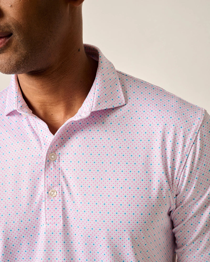 Johnnie-O Performance Jersey Polo - Maxim Porto Pink