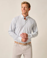 Johnnie-O Everyday Performance Button Down Shirt - Paddock Tattersall in Maliblu