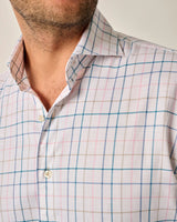 Johnnie-O Top Shelf Button Up Shirt - Peyton White