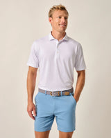 Johnnie-O Performance Jersey Polo - Tee Time Print Maliblu