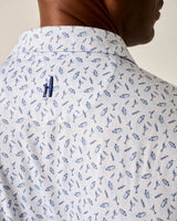 Johnnie-O Featherweight Performance Polo - Tini Print Lake
