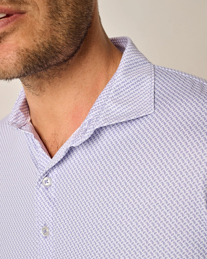 Johnnie-O Performance Jersey Polo - Wesson Vino