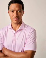 Johnnie-O Performance Jersey Polo - Island Times Porto Pink
