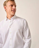 Johnnie-O Performance Button Up Shirt - Travis White