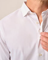 Johnnie-O Performance Button Up Shirt - Travis White
