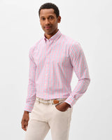 Johnnie-O Everyday Performance Button Down Shirt - Tinsley Plaid Snapper