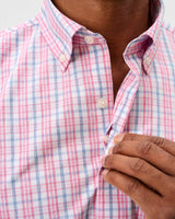 Johnnie-O Everyday Performance Button Down Shirt - Tinsley Plaid Snapper