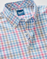Johnnie-O Everyday Performance Button Down Shirt - Yosef Check Navy