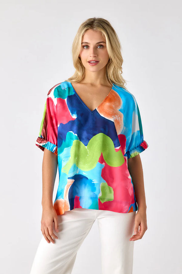 Crosby by Mollie Burch Nora Top Splashy