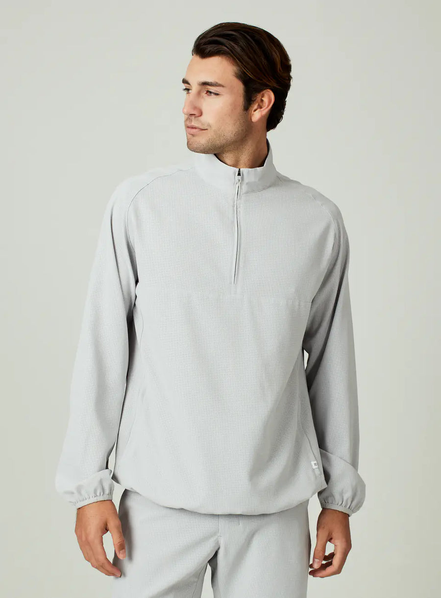 7Diamonds Oxygenate Solid Quarter-Zip Pullover in Vapor – Dan's