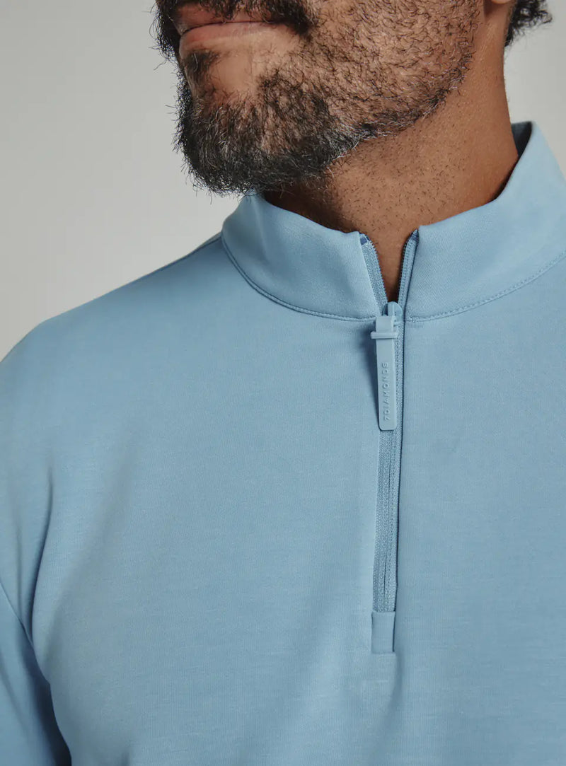 7Diamonds REV™ Quarter-Zip in Blue