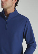 7Diamonds Drift Quarter-Zip Pullover Island Blue