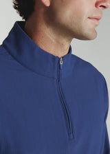 7Diamonds Drift Quarter-Zip Pullover Island Blue