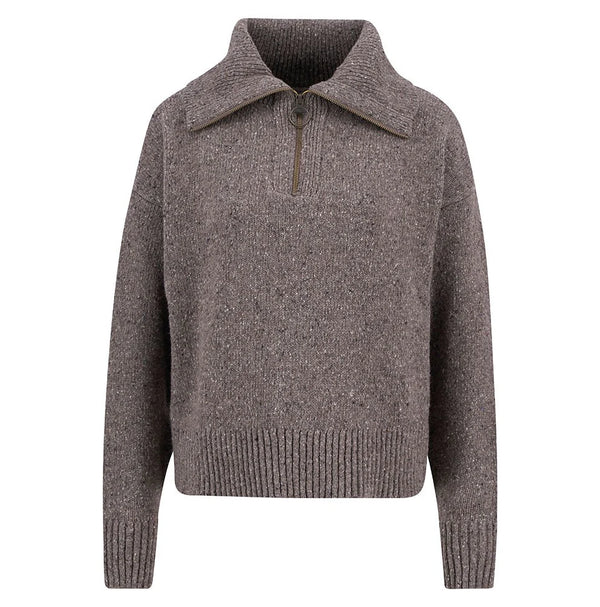 Barbour Lavensdale Half-Zip Jumper Mink