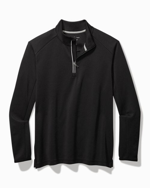 Tommy Bahama San Marino IslandZone® Half-Zip Sweatshirt in Black