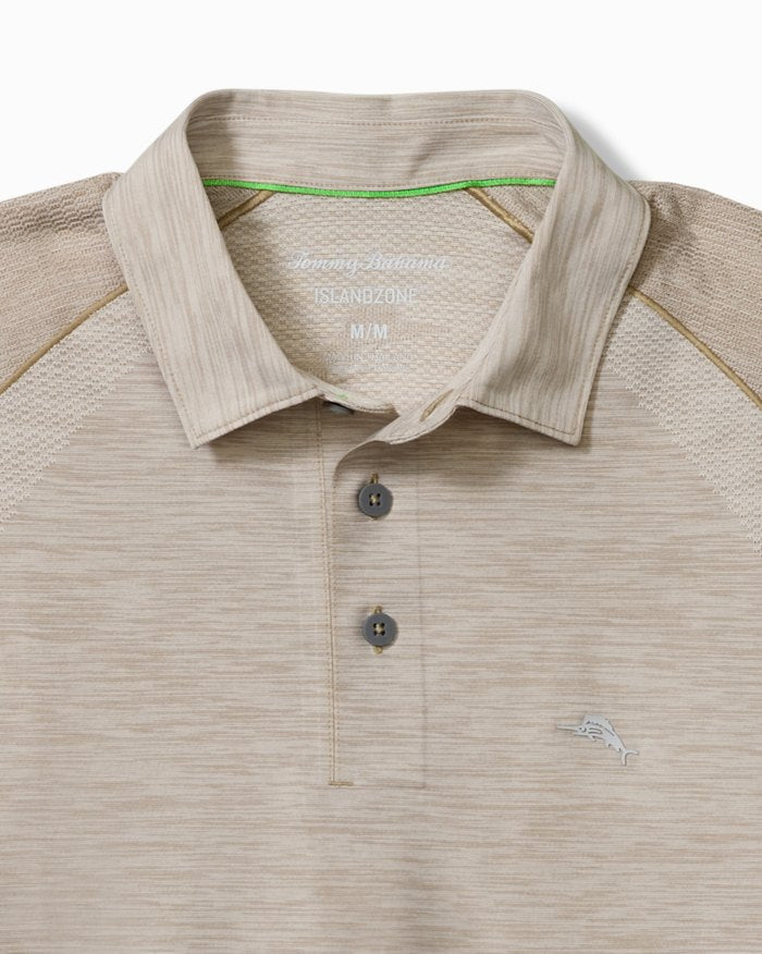 Tommy Bahama Palm Coast Pro Polo- Cobblestone