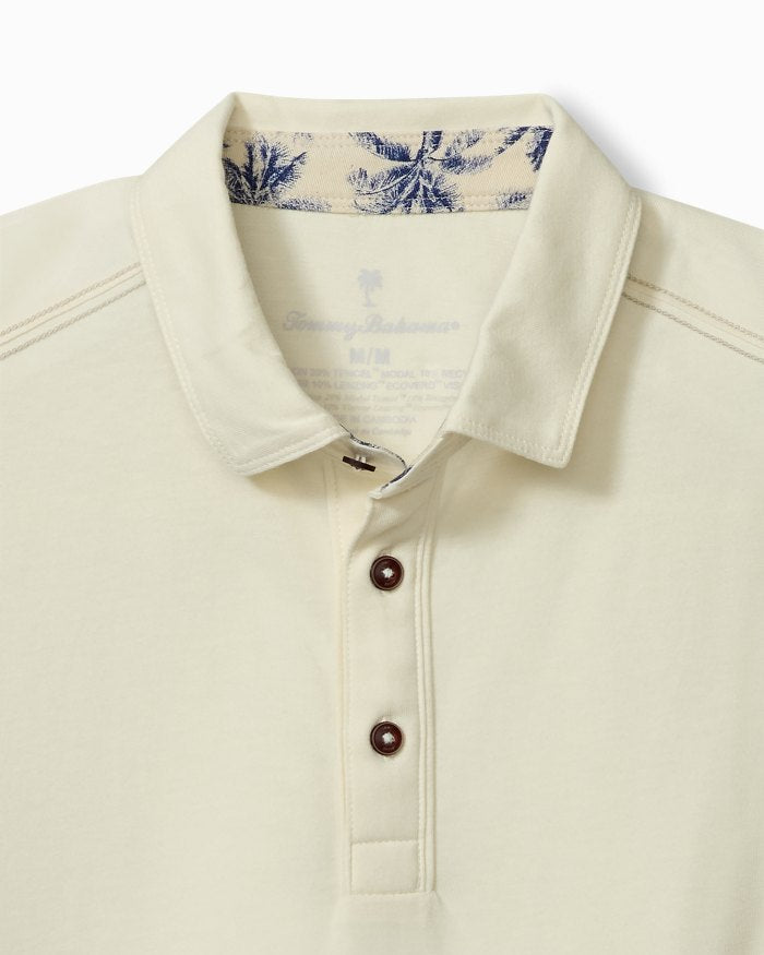 Tommy Bahama Harbor Isles Polo- Coconut Cream