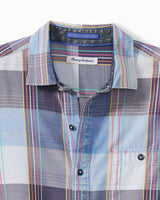 Tommy Bahama Mood Indio Plaid Long-Sleeve Shirt in Deep Space