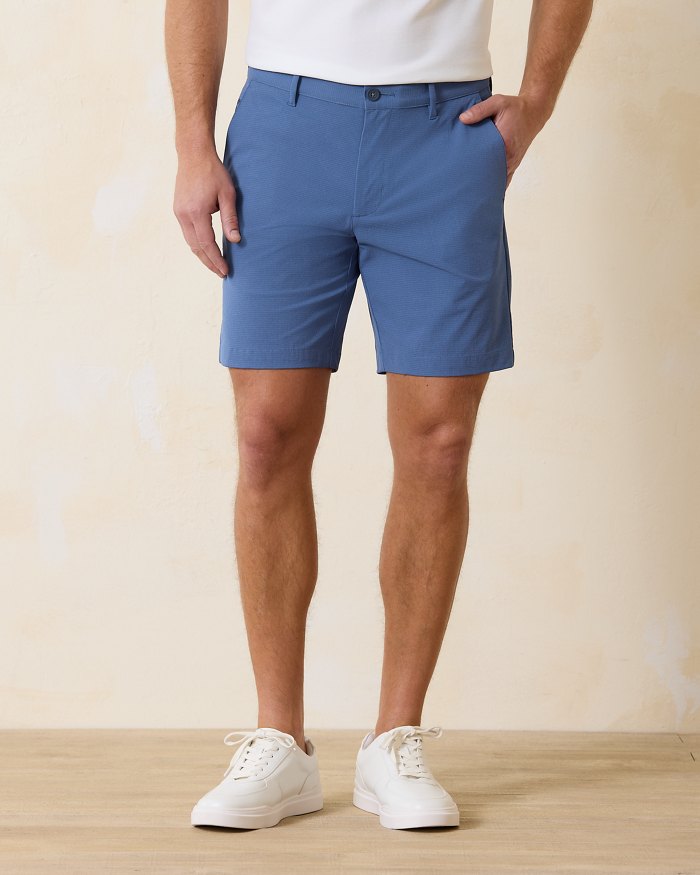 Tommy Bahama Big & Tall Chip Shot Shorts - Fog Grey