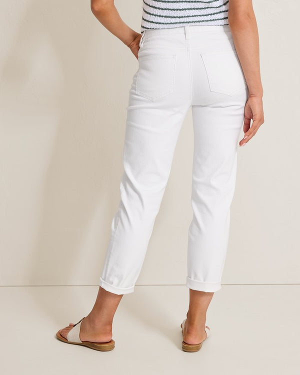 Tommy Bahama Ella Mid-Rise Slim Boyfriend Jeans Sugar Wash
