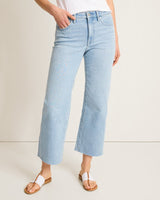 Tommy Bahama High-Rise Cropped Wide Leg Jeans Crystal Coast