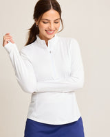 Tommy Bahama Playa Vista Quarter-Zip IslandZone® Sweatshirt White