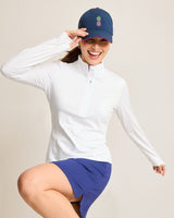 Tommy Bahama Playa Vista Quarter-Zip IslandZone® Sweatshirt White