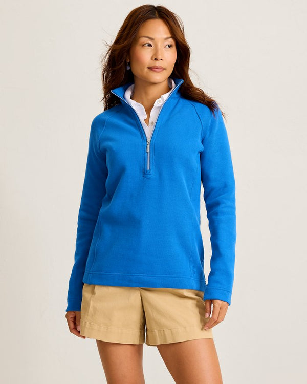 Tommy Bahama The New Aruba Half-Zip Sweatshirt Cobalt Sea
