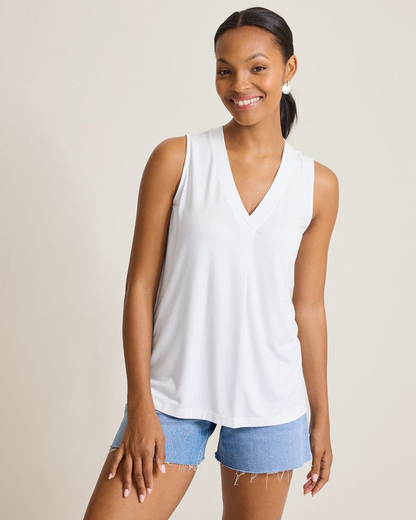 Tommy Bahama Kauai V-Neck Tank White