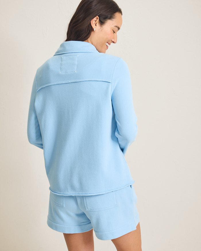 Tommy Bahama Marina Del Mar Popover Chambray Blue