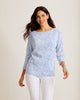 Tommy Bahama Ashby Isles Porto Fronds Bateau-Neck T-Shirt French Blue