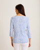 Tommy Bahama Ashby Isles Porto Fronds Bateau-Neck T-Shirt French Blue