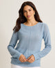 Tommy Bahama Cedar Linen Long-Sleeve Bateau-Neck Sweater French Blue