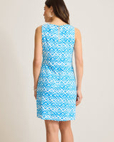 Tommy Bahama Darcy Coastal Tiles Sleeveless Dress Como Blue