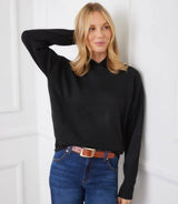 Karen Kane Shawl Sweater Black