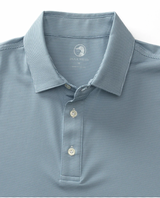 Duck Head Long Drive Performance Polo Aegean Blue