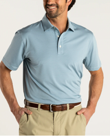 Duck Head Long Drive Performance Polo Aegean Blue