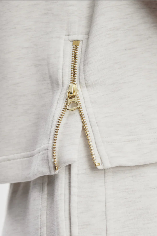 Varley Shea Crop Tank Ivory Marl