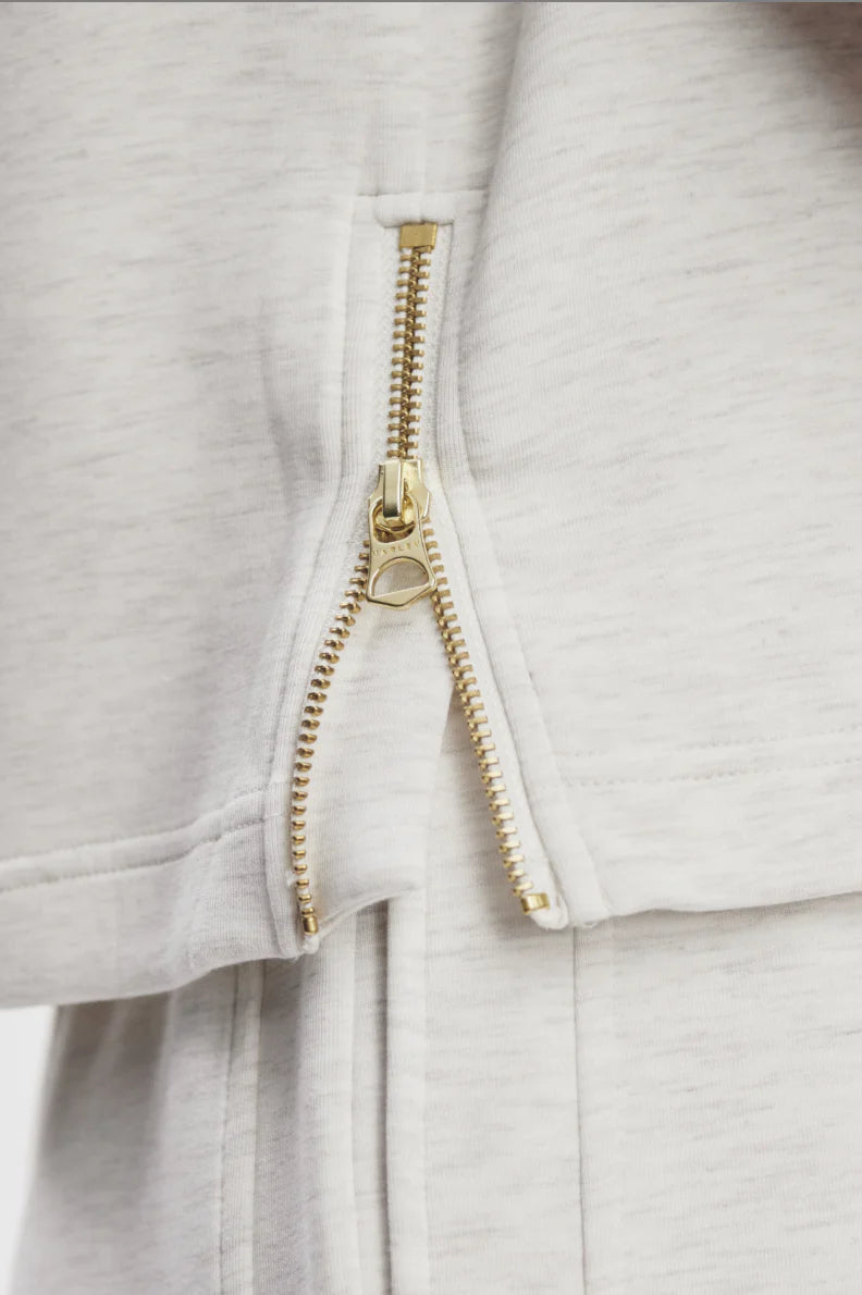 Varley Shea Crop Tank Ivory Marl
