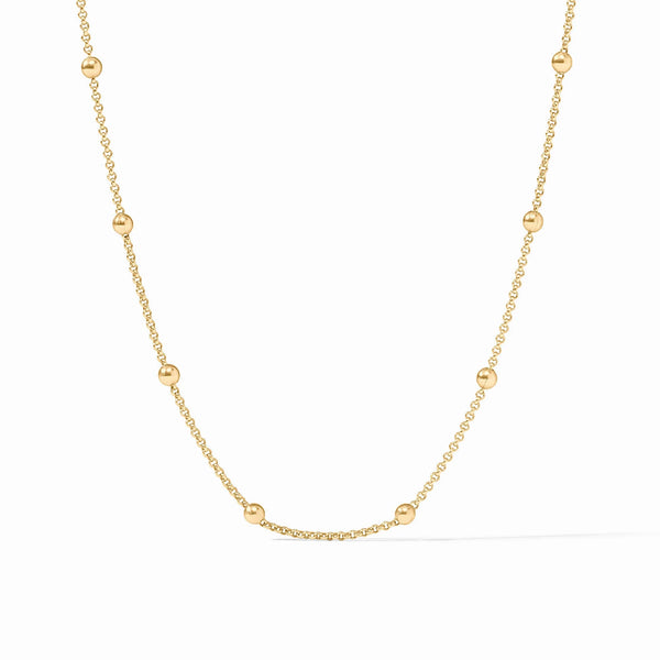 Julie Vos Solara Delicate Station Necklace Gold
