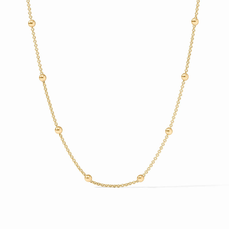 Julie Vos Solara Delicate Station Necklace Gold
