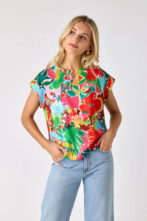 Crosby by Mollie Burch Leo Top Tropicana
