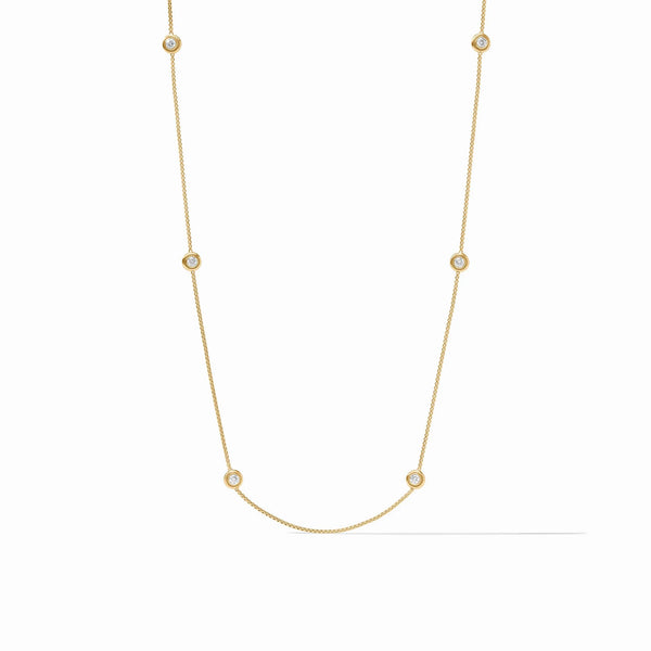 Julie Vos Tribeca Station Necklace Gold