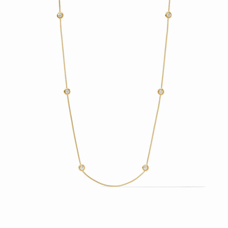 Julie Vos Tribeca Station Necklace Gold